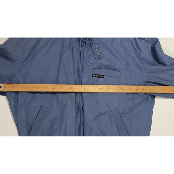 Vintage 80s Members Only Jacket Made in Korea Size 36 Light Blue Racer Bomber - Picture 12 of 13